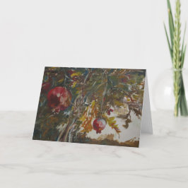 Cartão Pintura de romã