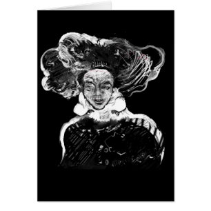 Cartão Pintura digital realizada en Photoshop con tablete