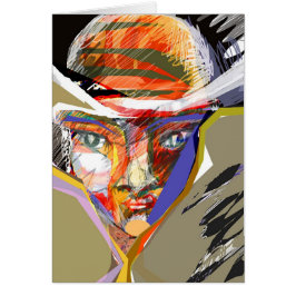 Cartão Pintura digital realizada en Photoshop con tablete