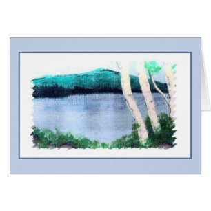 Cartão Pintura do Lake View