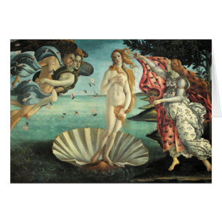 Cartão Pintura do Renascimento Botticelli