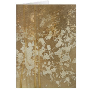 Cartão Pintura Dourada Abstrato com espinhos de prata