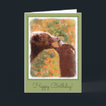 Cartão Pintura em Cubo e Mãe do Urso Grizzly - Arte da Vi<br><div class="desc">O retrato da Grizzly Bear Madre e Cub, pintura original. Nós nos especializamos em arte original engraçada e engraçada. Comprar isso para você mesmo ou como um presente de excelente para seus amigos amorosos do urso Grizzly. Seja criativo - clique em PERSONALIZAR para adicionar/remover/alterar texto, redimensionar a imagem, alterar cores...</div>