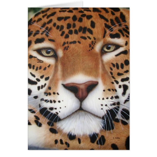 Cartão Pintura em Jaguar (Frente)