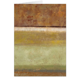 Cartão Pintura moderna na Terra Tones por Norman Wyatt