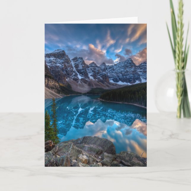 Cartão Pintura na moraine (Frente)