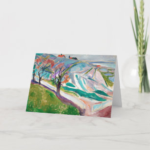 Cartão Pintura Paisagística Edward Munch Arte Expressioni