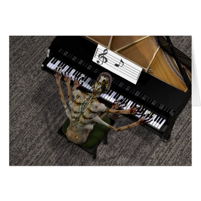 Cartão Pio-Man Estranho (Frente Horizontal)