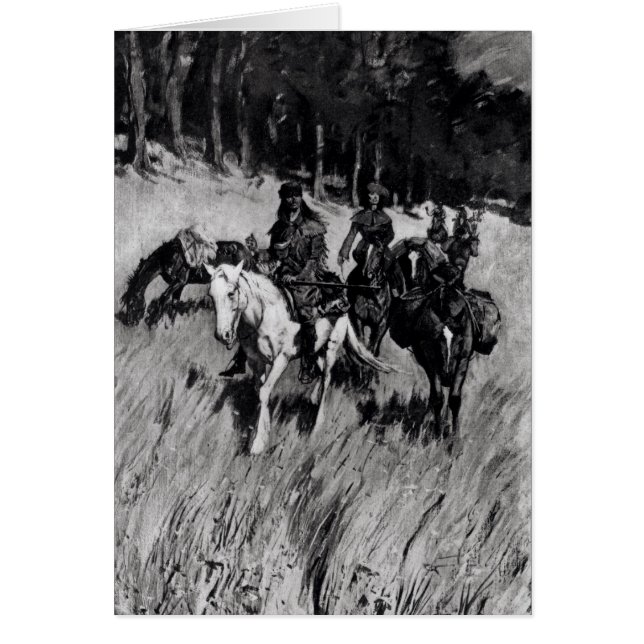 Cartão Pioneiros precoces na Cordilheira Azul (Frente)