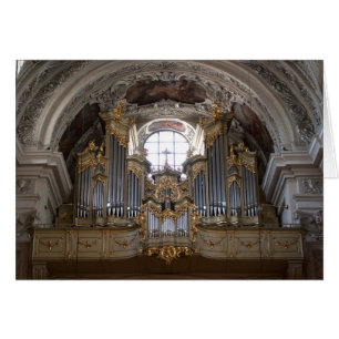 Cartão Pipe Organ Dominikanerkirche