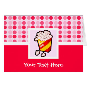 Cartão Pipoca bonito