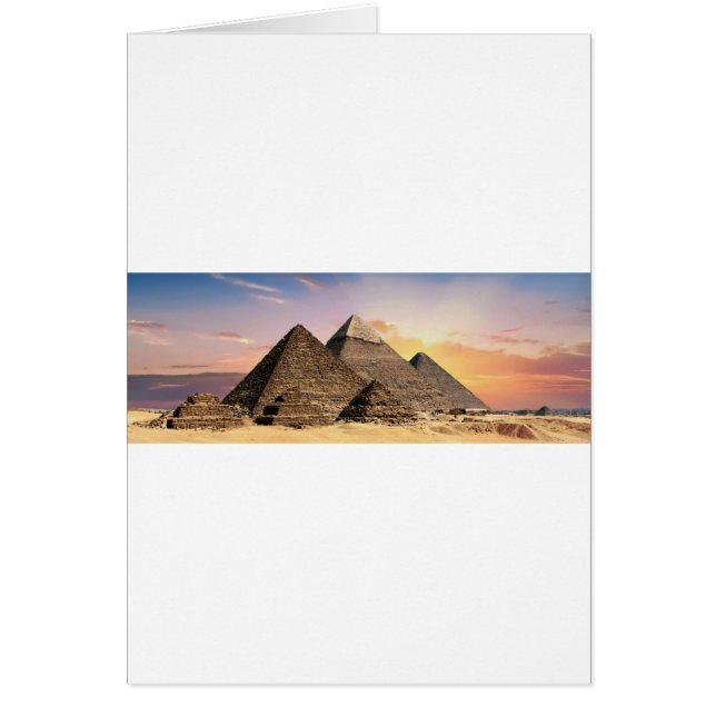 Cartão pirâmides (Frente)