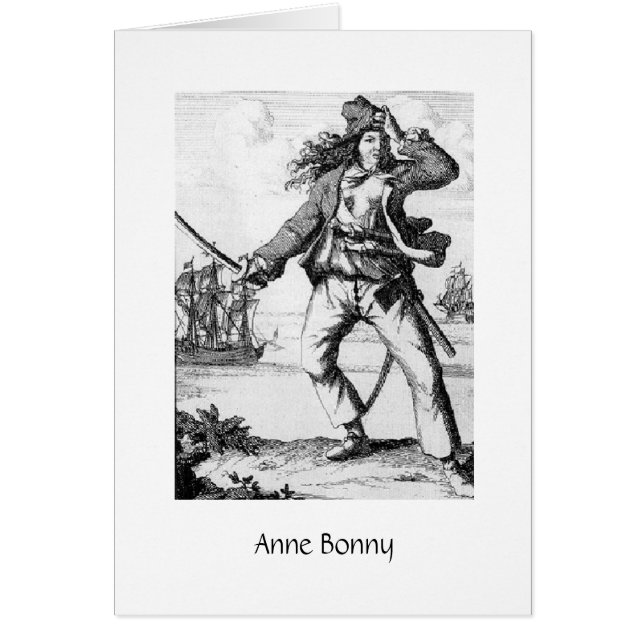 Cartão Pirata Anne Bonny (Frente)