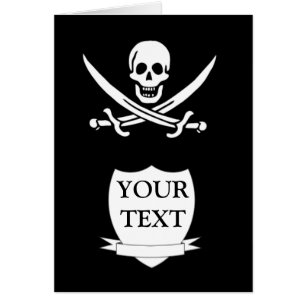Cartão Pirata e monograma