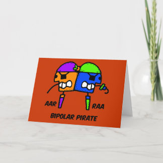 Cartão Pirata engraçado