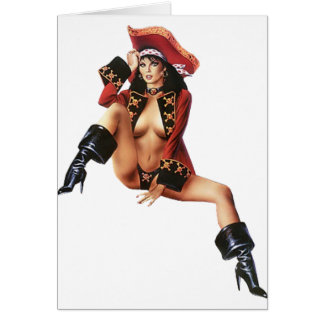 Cartão Pirata "sexy"