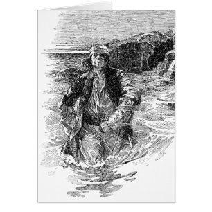Cartão Piratas Antigos, Sir Henry Morgan no Oceano