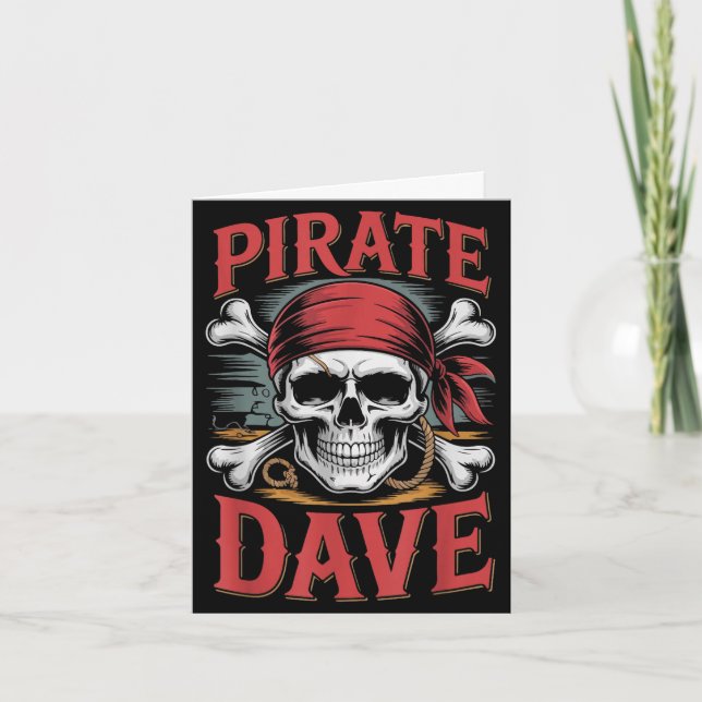 Cartão Pirate dave  (Frente)