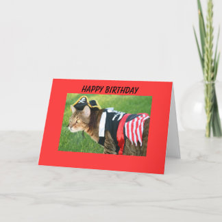 Cartão Pirate Happy Birthday