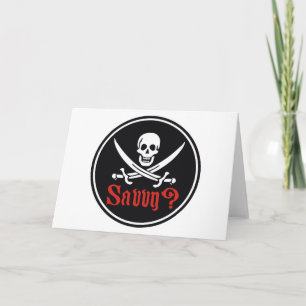 Cartão Pirate Savvy