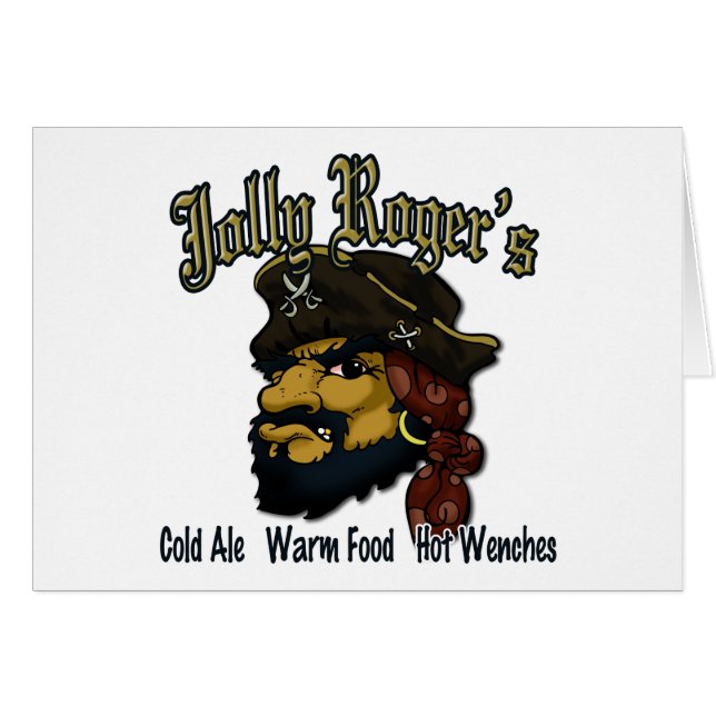 Cartão Pirates RULE! (Frente Horizontal)