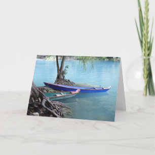 Cartão pirogues greeting card