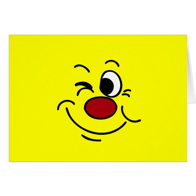 Cartão Pisc a cara Grumpey (Frente horizontal)