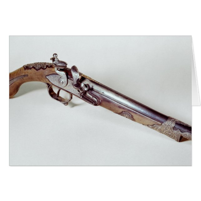 Cartão Pistola pertencente a Abd el-Kader (Frente Horizontal)