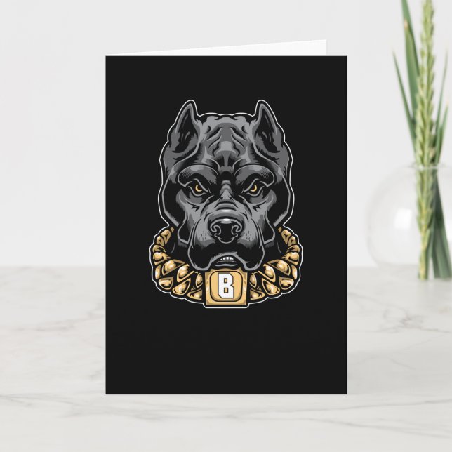 Cartão Pitbull (Frente)