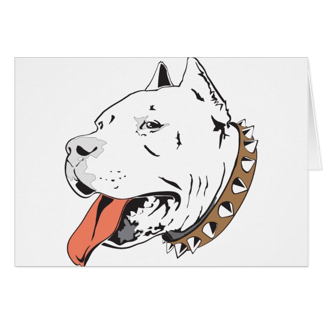 Cartão Pitbull (Frente Horizontal)