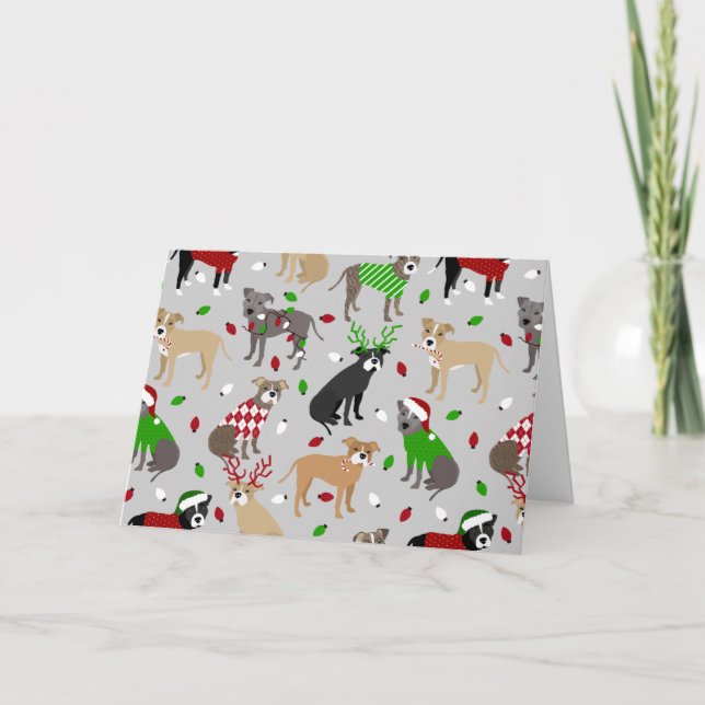 Cartão Pitbull de Natal (Frente)