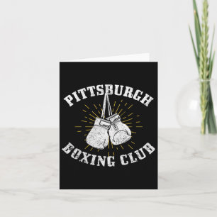 Cartão Pittsburgh Boxing Club - Luvas Vi Em Boxing Em Des