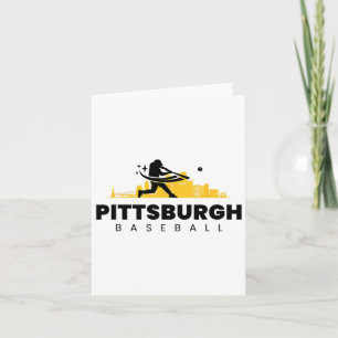Cartão Pittsburgh Bysebyll Vintage Retro Minimalista Byse