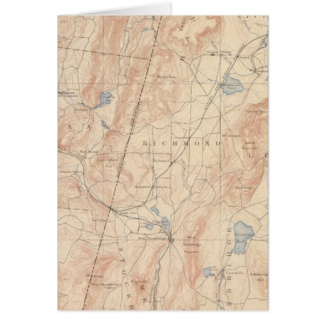 Cartão Pittsfield, Massachusetts (Frente)