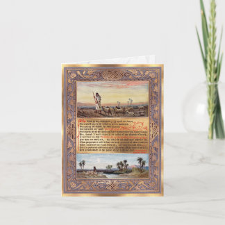 Cartão PixDezines Psalm 23 Oração O Senhor é meu Pastor