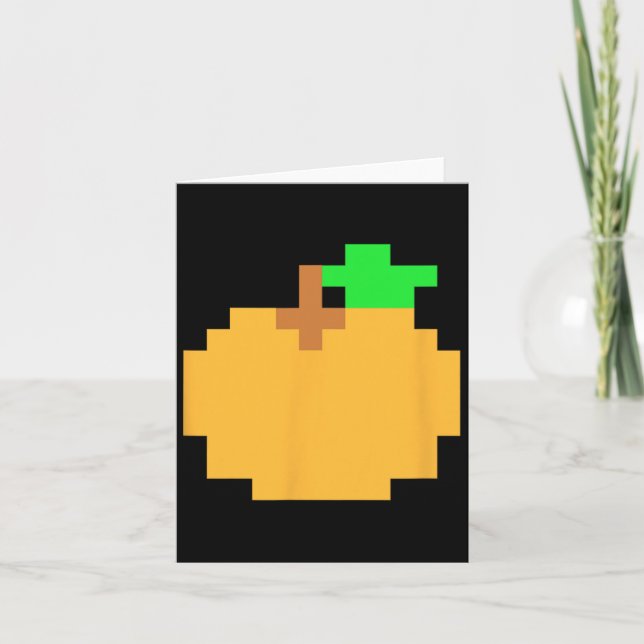 Cartão Pixel 8-bit Arcade Video Game Fantasia Combinando  (Frente)