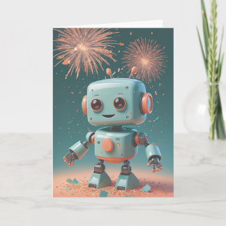 Cartão Pixelated Birthday Confetti Party