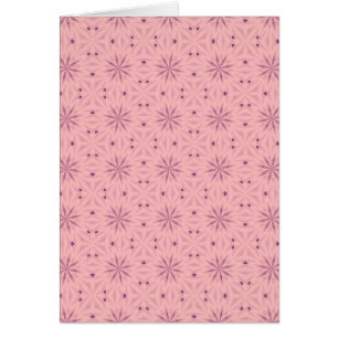 Cartão Pixels cor-de-rosa