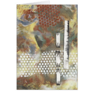 Cartão Pixels II marmoreados