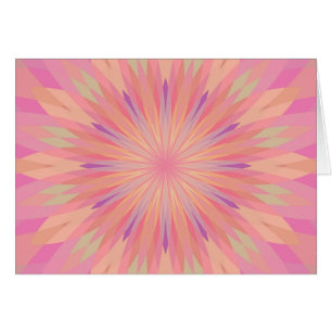 Cartão Pixels rosa 3