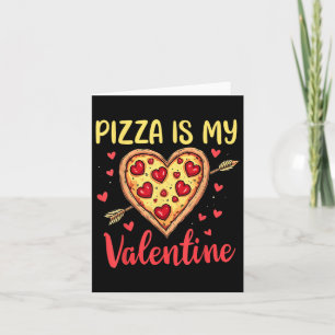 Cartão Pizza É Meu Peppero De Coração Dia de os namorados