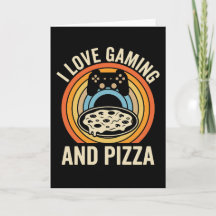 Pizza Gamer Engraçado para Amantes de Video Games 