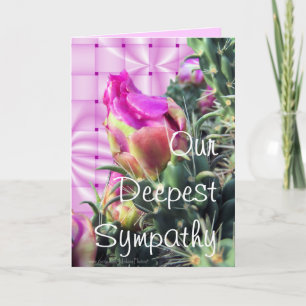 Cartão Pk Cactus Bloom personalizar para qualquer ocasião