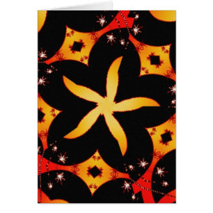 Cartão Placa abstrato-borboleta