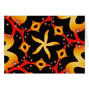 Cartão Placa abstrato-borboleta