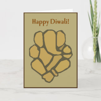 Cartão Placa abstrato Ganesh Diwali