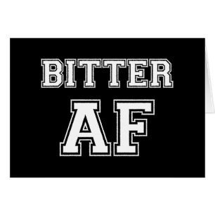 CARTÃO PLACA AF BITTER