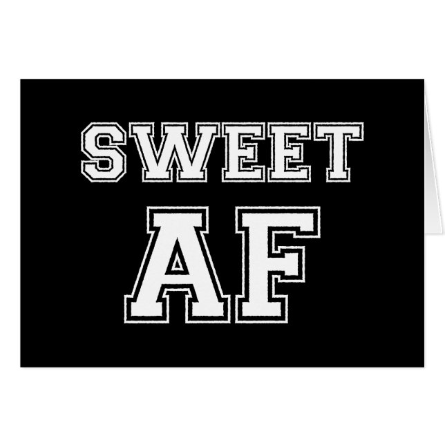 CARTÃO PLACA AF DOCE (Frente Horizontal)