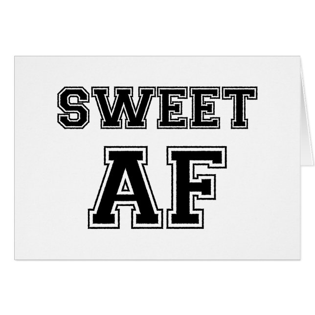 CARTÃO PLACA AF DOCE (Frente Horizontal)