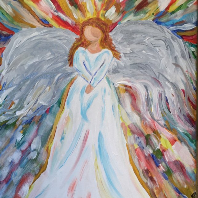 Cartão Placa Angel vazio (Criador carregado)